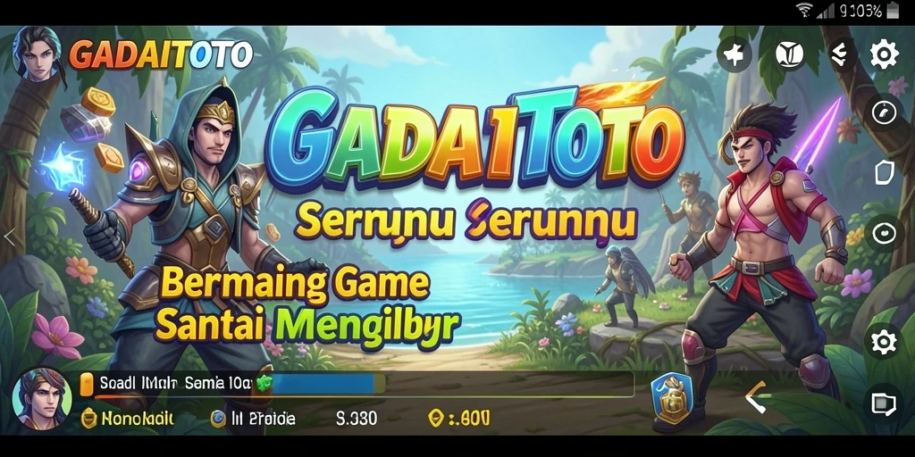 Gambar menarik dari gameplay GADAITOTO yang penuh warna dan seru.