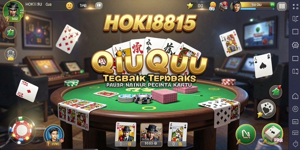 Screenshot HOKI8815 menampilkan gameplay seru QiuQiu.