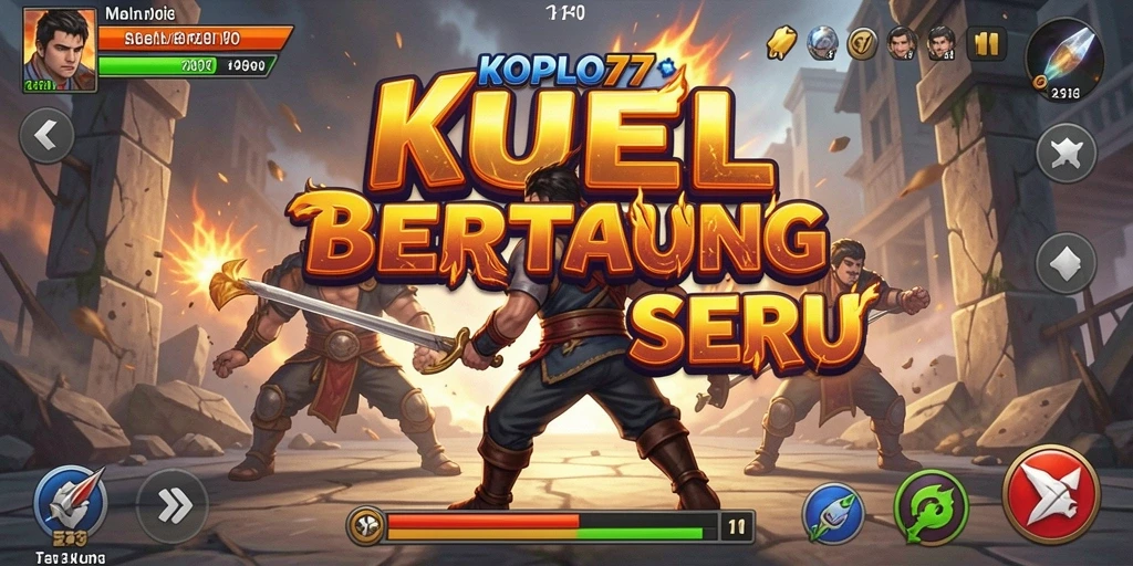 Tangkapan layar KOPLO77 menampilkan aksi pertarungan yang mendebarkan.