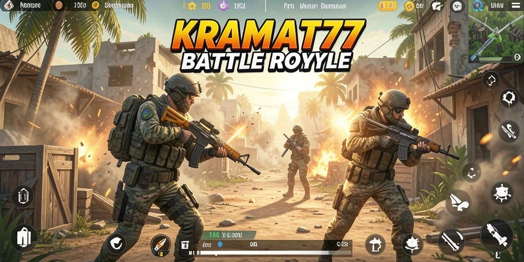 Tampilan menarik dalam gameplay KRAMAT77 saat pertarungan sengit berlangsung.