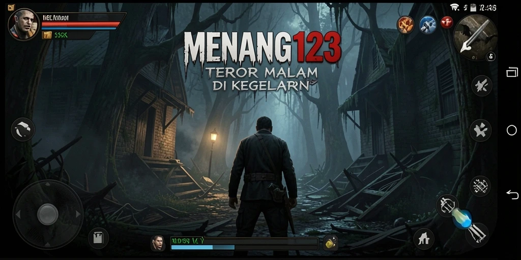 Screenshot menunjukkan momen menegangkan dalam gameplay Horror.