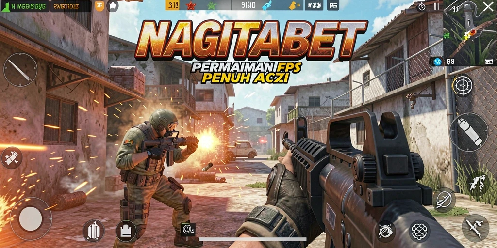 Tampilan gameplay NAGITABET yang mendebarkan dan penuh aksi.
