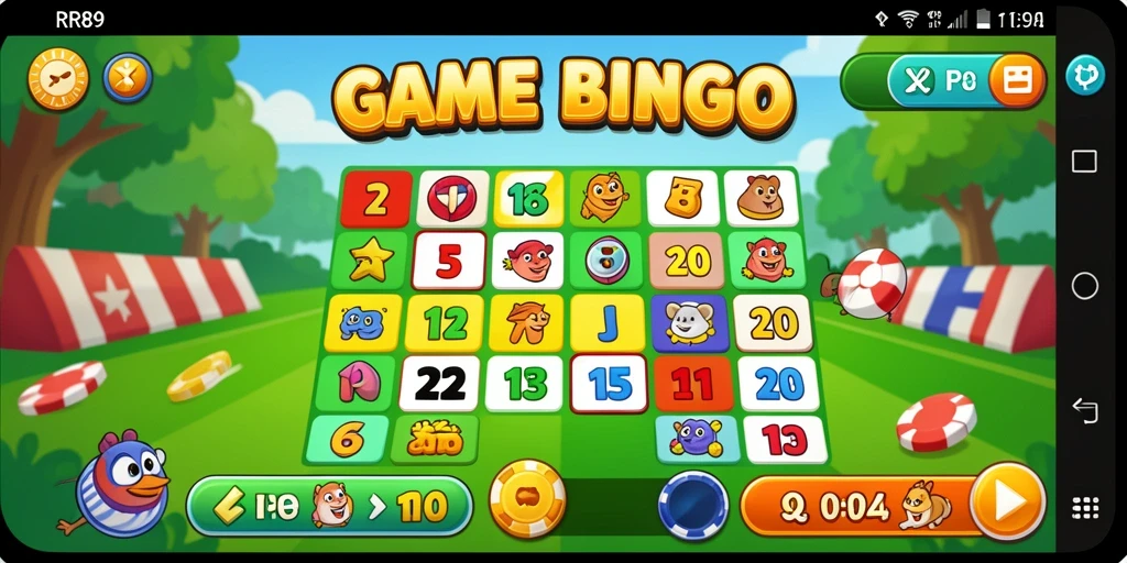 Screenshot utama RR89 menunjukkan gameplay Bingo yang seru dan menegangkan.