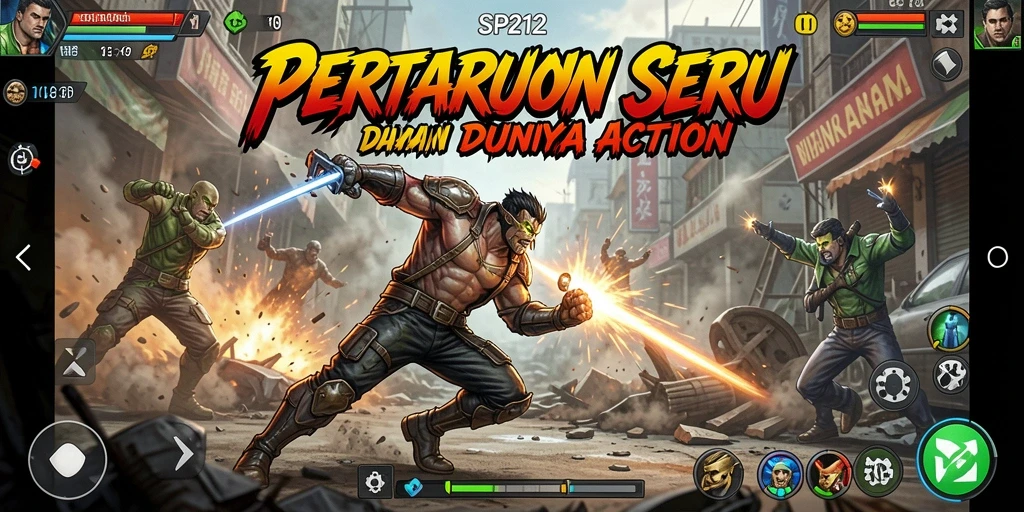 Menampilkan aksi seru dan pertarungan mendebarkan dalam SP212.