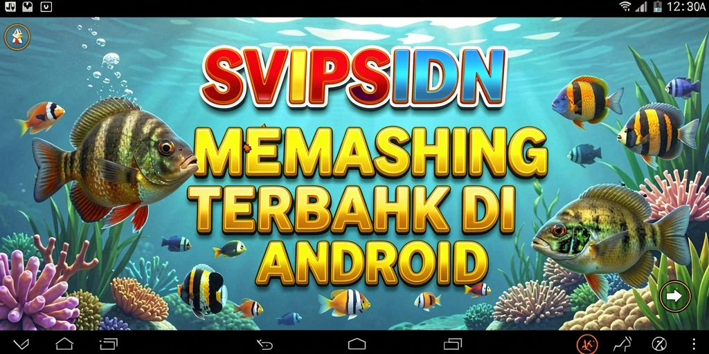 Tampilan gameplay SVIPSIDN yang menampilkan aksi memancing yang mengasyikkan.