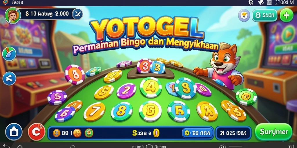 Screenshot game YOTOGEL menampilkan gameplay Bingo yang mendebarkan.