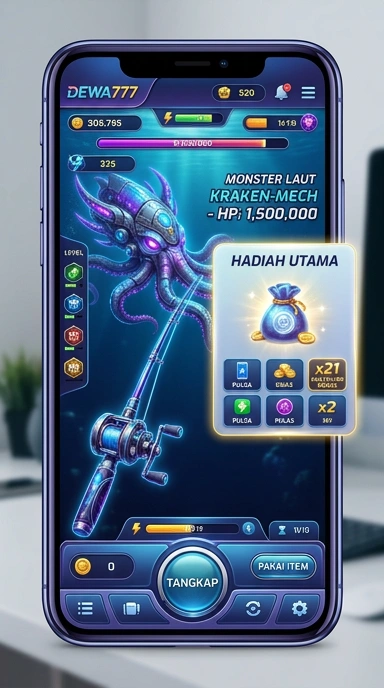 Screenshot fitur unggulan dari aplikasi dewa777.